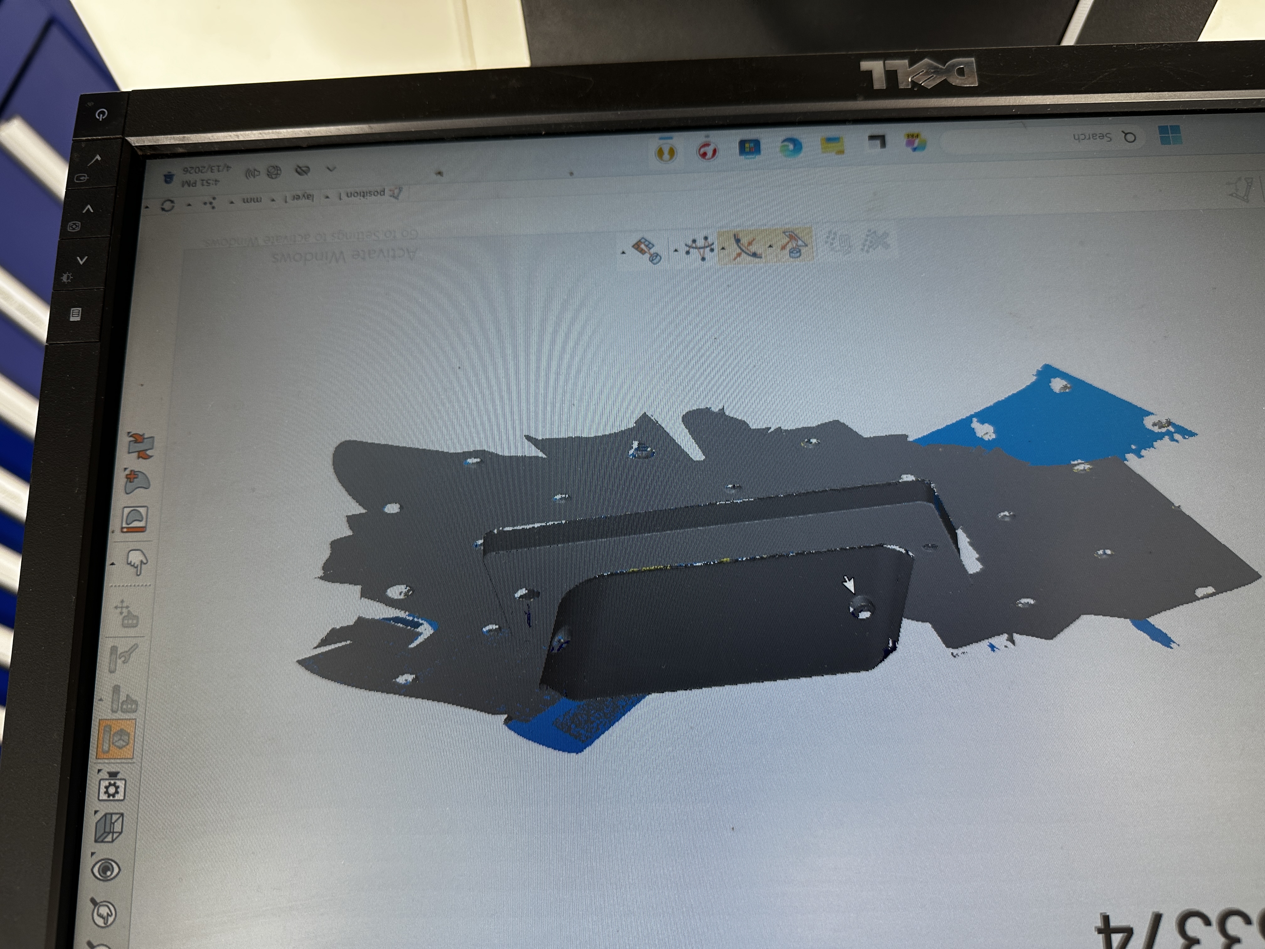 PolyWorks scan data from FARO laser scan